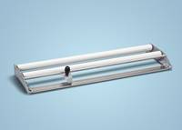 Folienabrollgerät mit rotierendem Schneidkopf für den Einsatz von Großrollen Folienabrollgerät mit rotierendem Schneidkopf für den Einsatz von Großrollen